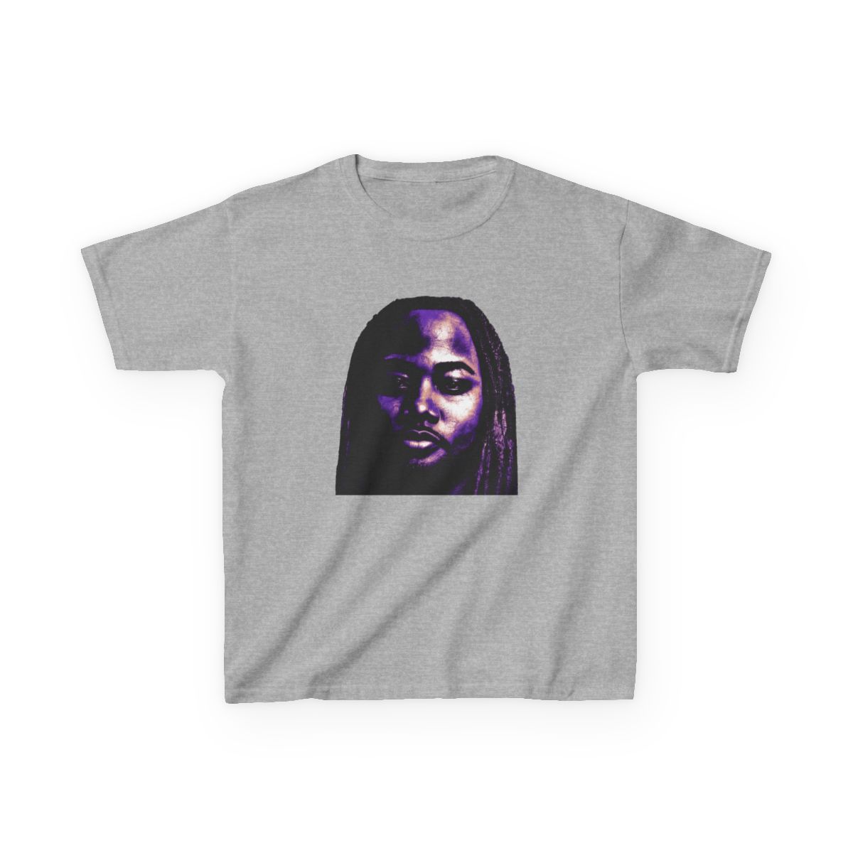 popart big face leon thomas Kids T-Shirt - alternate angle 3, merchandise