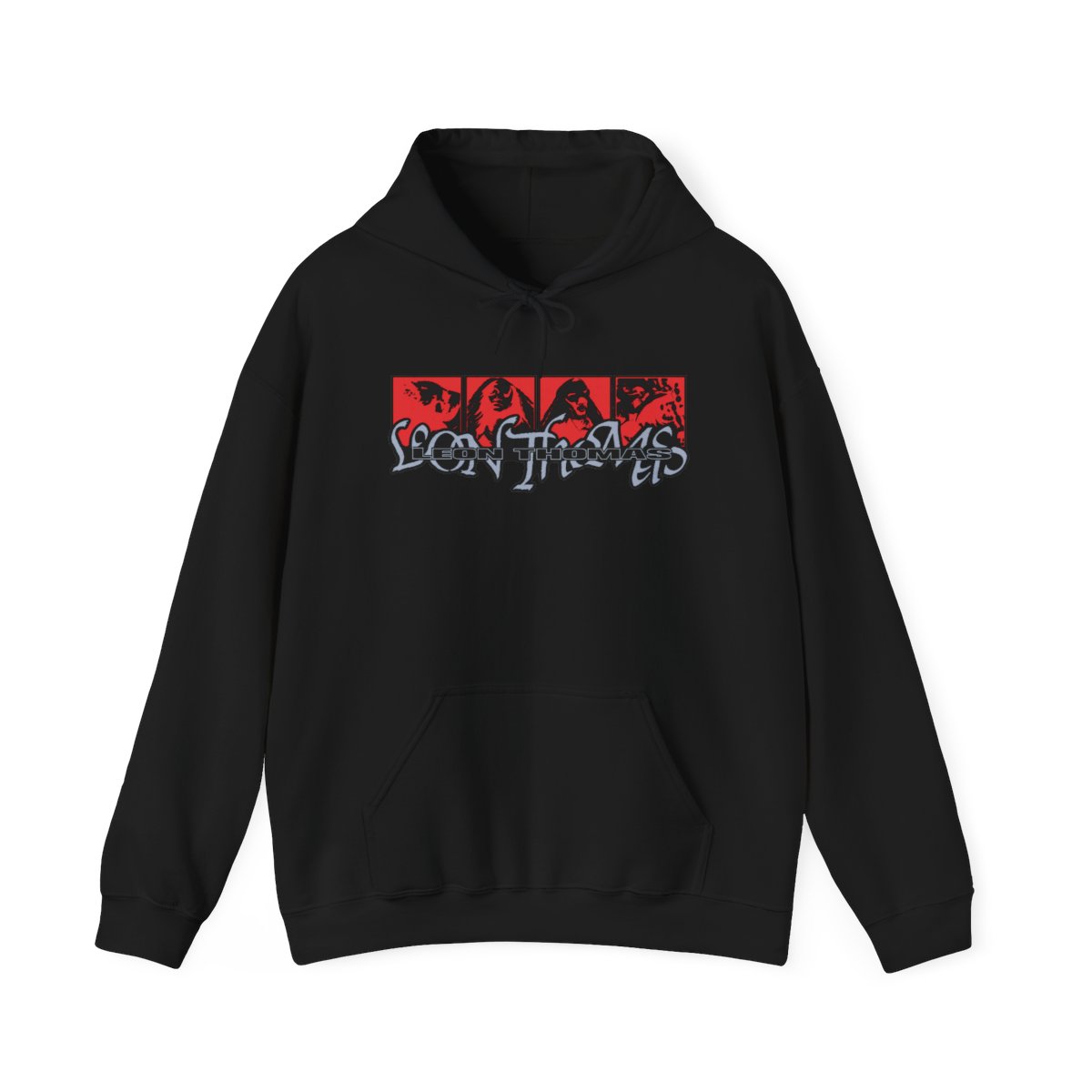 Gothic Red Graphic Hoodie | Leon Thomas Merch - Official Hoodies merchandise