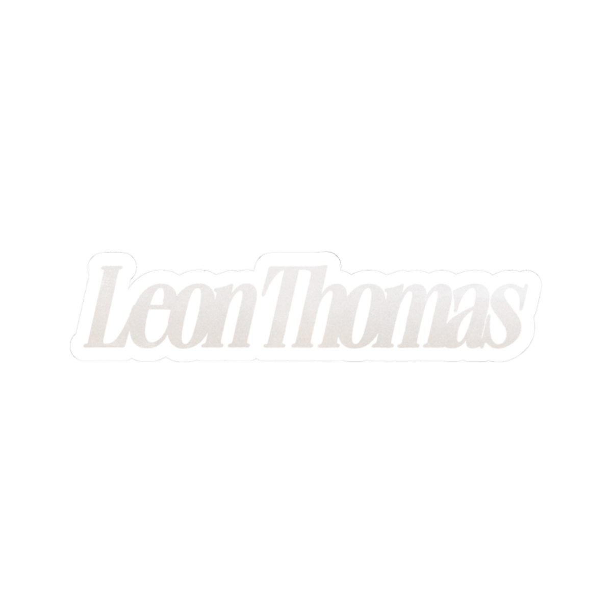 Leon Thomas Logo Sticker | Leon Thomas Merch - alternate angle 3, merchandise