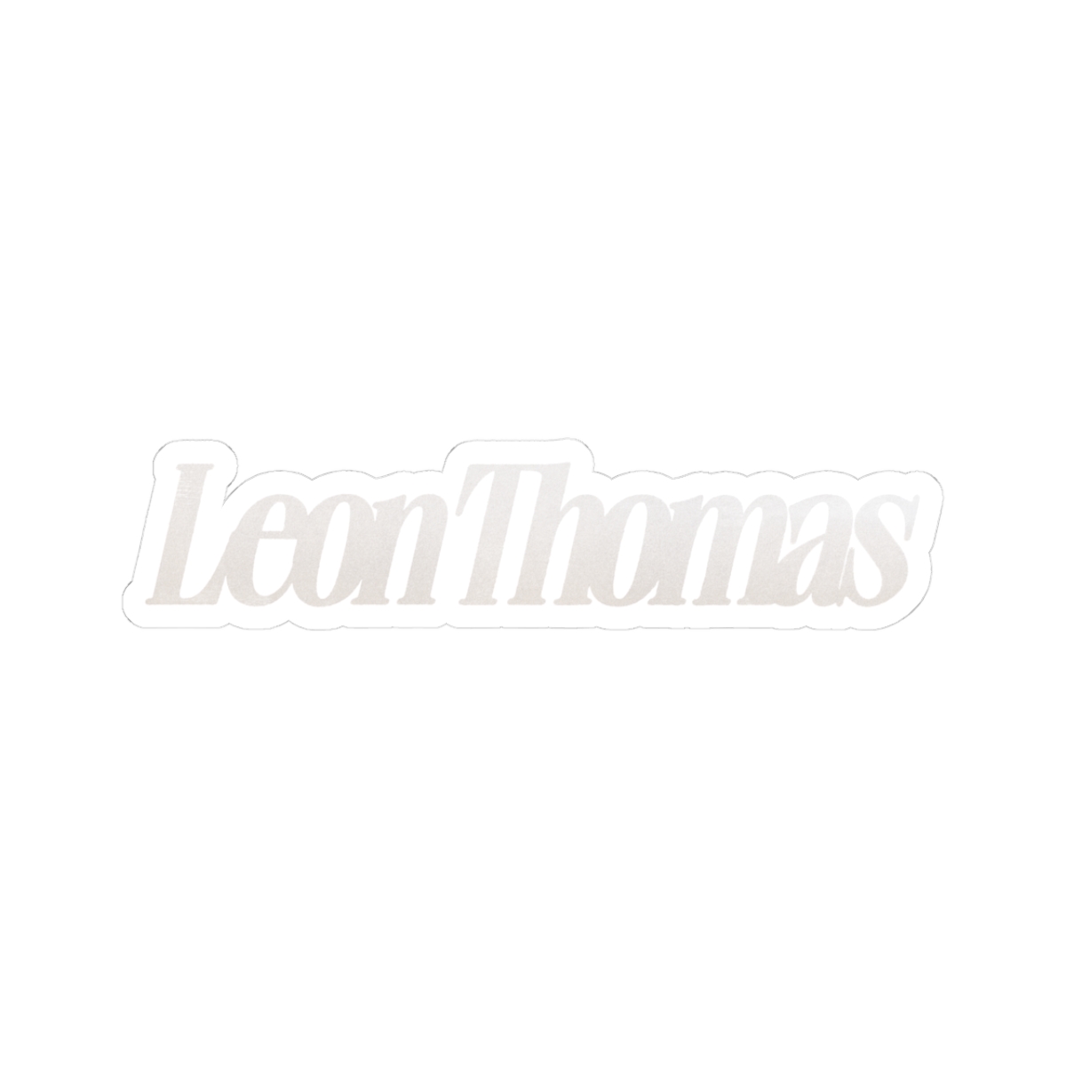 Leon Thomas Logo Sticker | Leon Thomas Merch - Official Stickers merchandise