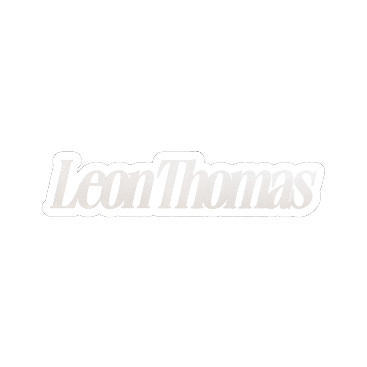 Leon Thomas Logo Sticker | Leon Thomas Merch - alternate angle 1, merchandise