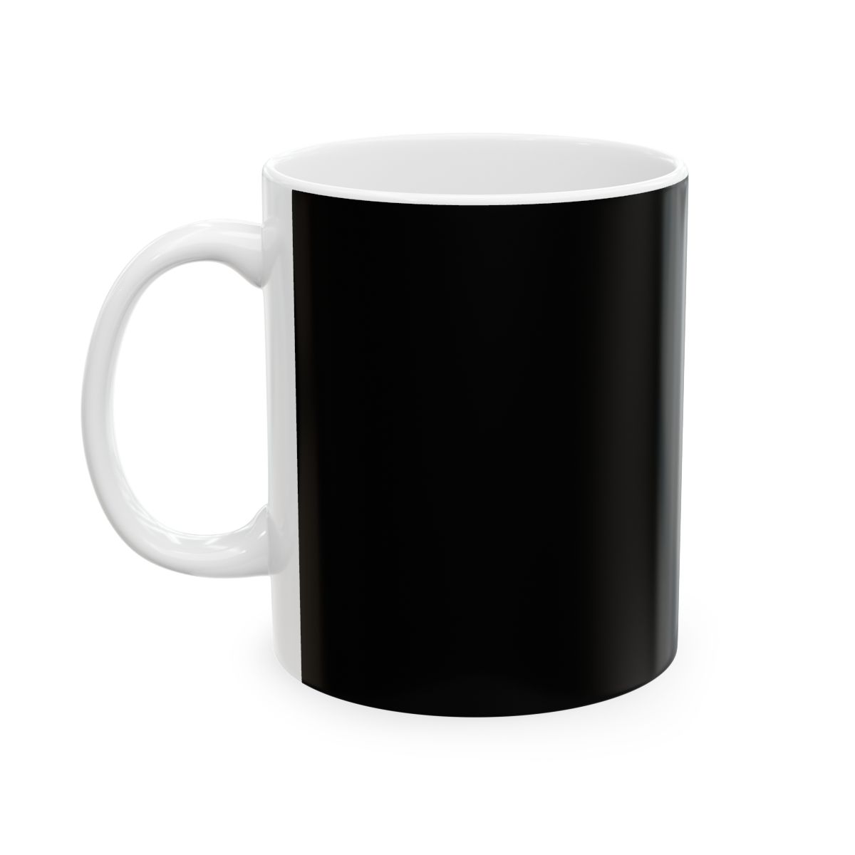 Red and Black Graphic Ceramic Mug | Leon Thomas Merch - alternate angle 3, merchandise