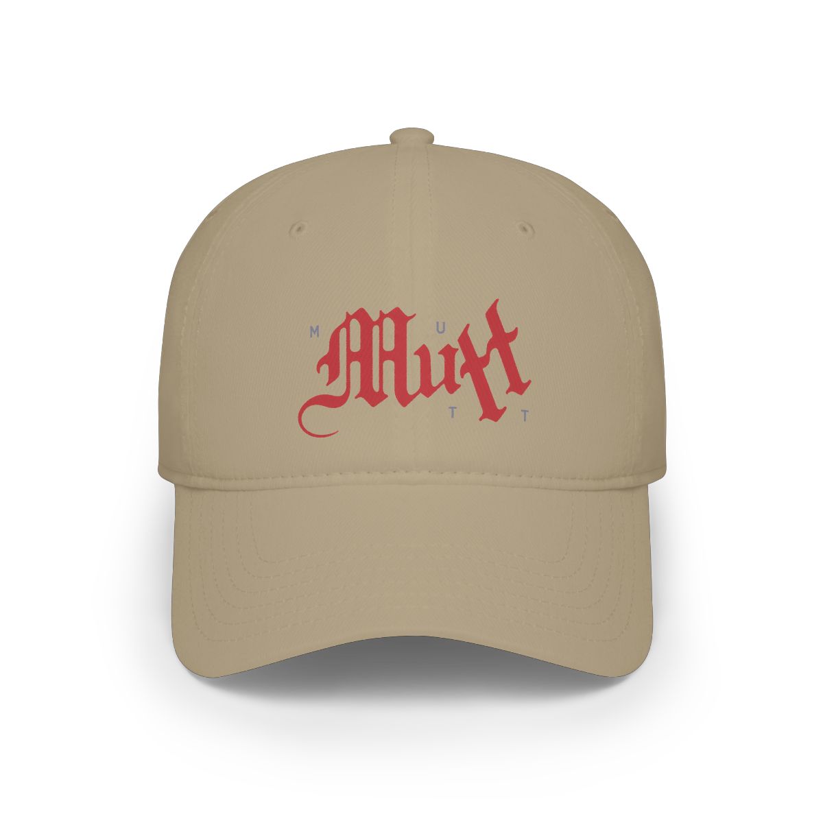 Gothic Mutt Typography Low Profile Baseball Cap | Leon Thomas Merch - alternate angle 2, merchandise